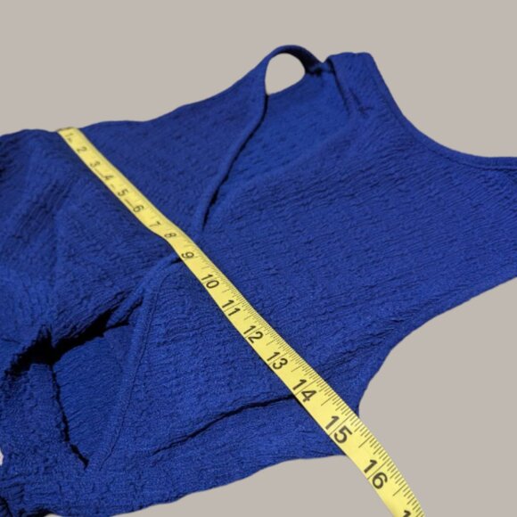 Royal Blue Cut Out Twist Front Bodydon Maxi Dress - Large - Picture 9 of 10